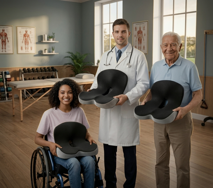 EasyNoa ErgoSit™ Travel & Daily Ergonomic Memory Foam Cushion